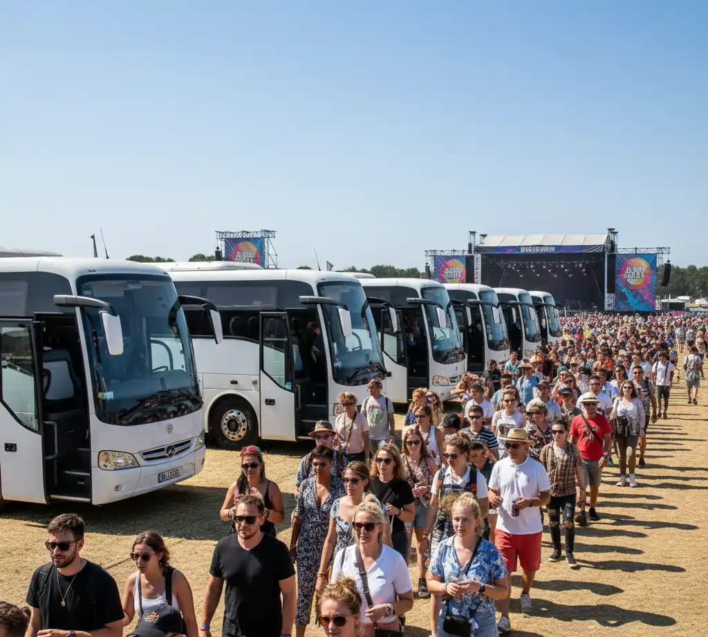 Festival shuttle bus service